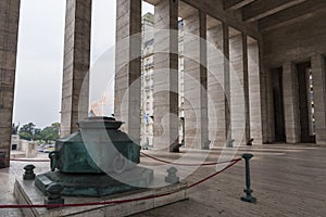 Votive flame in the Propylaeum of the National Flag Memorial, Rosario, Argentina