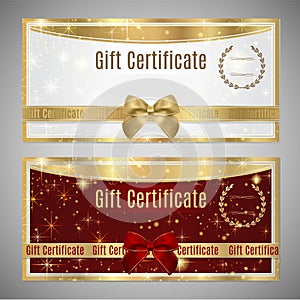 Voucher, Gift certificate, Coupon template