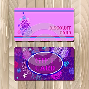 Voucher, Gift certificate, Coupon template for invitation, banner, ticket.