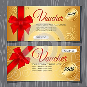 Voucher template, Gift certificate