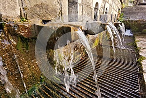 Vourgareli village in arta perfecture greece in winter season