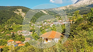 Vourgareli village in Epirus Arta Greece