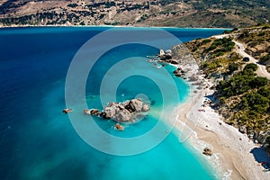 Vouti beach at Kefalonia