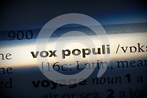 Vox populi