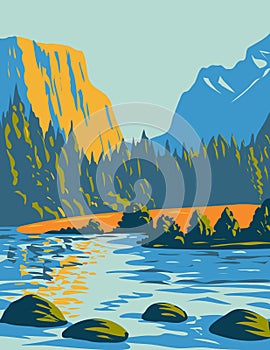 Voyageurs National Park Located in Northern Minnesota near the Canadian Border WPA Poster Art photo