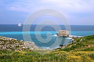 Voyaging in sailboat