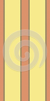 Vpartment fabric background vertical, nostalgic stripe lines seamless. Arnament textile texture vector pattern in yellow and red