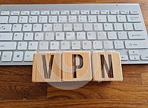 VPN virtual private network and internet connection privacy concept photo
