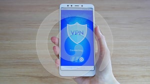 VPN. Virtual private network. Turning on VPN on the smartphone. Data encryption. IP substitute. Cyber security and