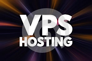 Vps Hosting - service that uses virtualization technology to provide you with dedicated resources on a server with multiple users
