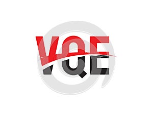 VQE Letter Initial Logo Design Vector Illustration
