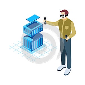 VR Architect Construction Composition