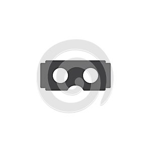 VR glasses vector icon