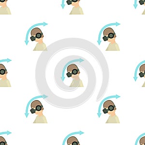 VR goggles pattern seamless vector