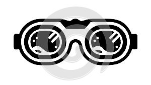 VR Goggles Virtual Reality Icon, vector design Generative AI