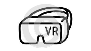 Vr headset icon animation