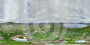 360 vr panorama view of Apoyo laguna resort photo