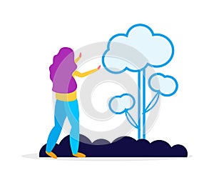 VR Park Tree Composition