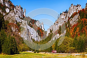 Vratna valley during autumn