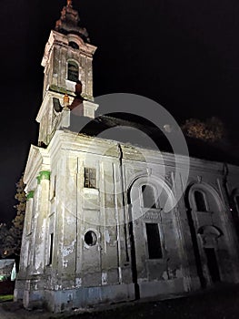 Vrbas Serbia Protestant Church Evangelism by night