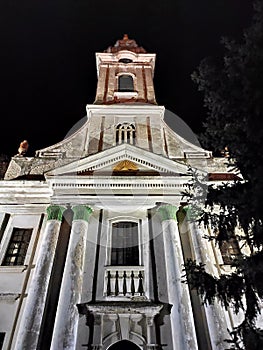 Vrbas Serbia Protestant Church in town centre Evangelism front facade photo