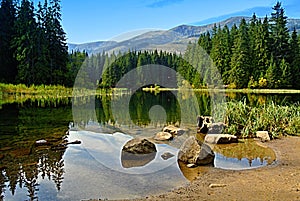 Vrbicke mountain lake Low Tatras Slovakia