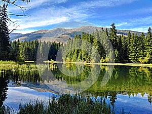 Vrbicke pleso Vrbicke mountain lake Low Tatras Slovakia