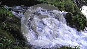 Vrelo river waterfall at Perucac in Serbia