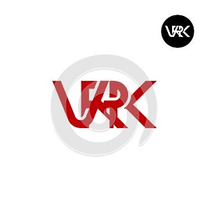 VRK Logo Letter Monogram Design