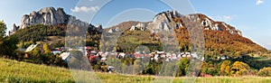 Vrsatec and Vrsatecke Podhradie village - Slovakia photo