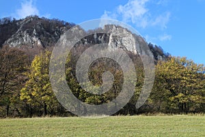 Vrsatske bradla mountain, west Slovakia