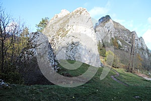 Vrsatske bradla mountain, west Slovakia