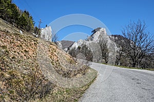 Vršatské skaly, Biele Karpaty na Slovensku