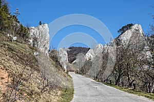 Vršatské skaly, Biele Karpaty na Slovensku