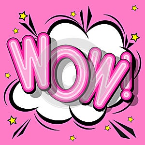 VS - comic retro lettering with shadows, halftone pattern on retro poster background. Cloud of explosion