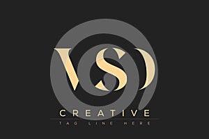VSD abstract letter logo design
