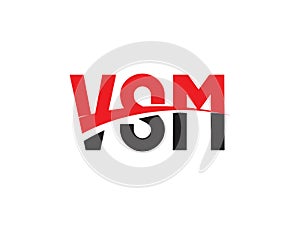 VSM Letter Initial Logo Design Vector Illustration