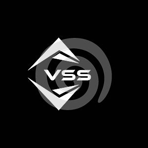 VSS abstract technology logo design on Black background. VSS creative initials letter logo concept