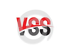 VSS Letter Initial Logo Design Vector Illustration