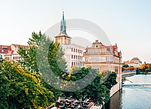 Vtlava River, Old Town, Prague , Czech Republic