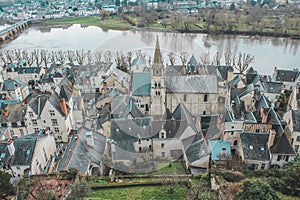 Vue du Chateau de Chinon / Loire Valley