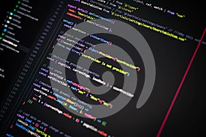 Vue.js TypeScript code in text editor. Prevent hacks in internet security
