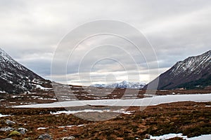 Vue sur montagne en norvege photo