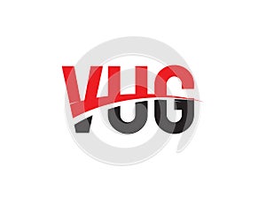 VUG Letter Initial Logo Design Vector Illustration