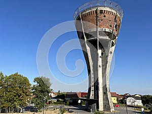 Vukovar water tower memorial monument - a symbol of Croatian unity, Croatia / Memorijalni spomenik Vukovarski vodotoranj