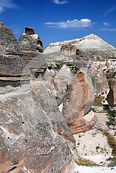 Vulcanic landscape in Cappadocia