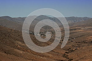 vulcanic landscape of Fuerteventura Island, Canary Island, Spain, Europe