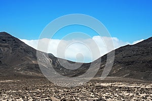 vulcanic landscape of Fuerteventura Island, Canary Island, Spain, Europe