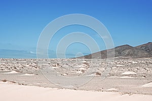 vulcanic landscape of Fuerteventura Island, Canary Island, Spain, Europe