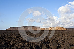 Vulcanic landscape under